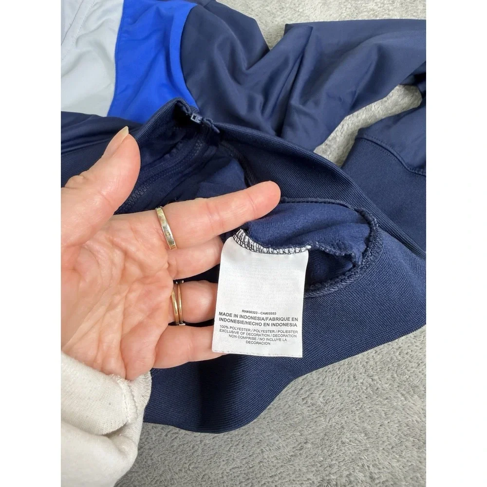 Vintage Y2K Nike Track Jacket Men's Size Medium Blue Full Zip